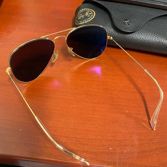 Gold classic aviators polarized - Picture 6 of 7